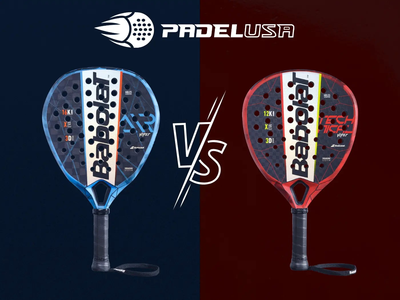 Comparación de Babolat Air Viper y Babolat Technical Viper – Padel USA