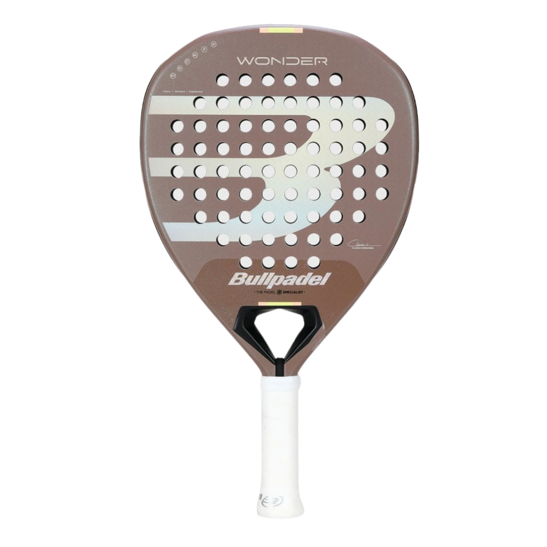 Bullpadel Wonder 2026 teardrop padel racket