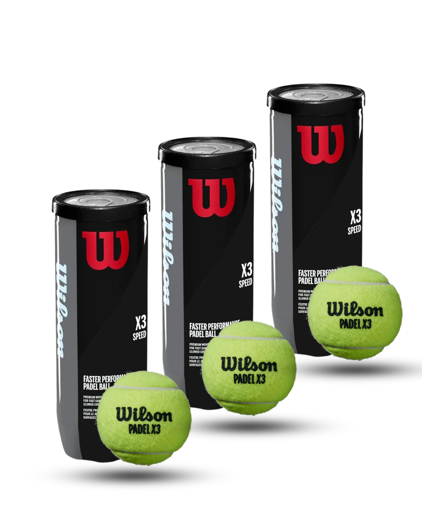 Wilson X3 Speed Padel Balls
