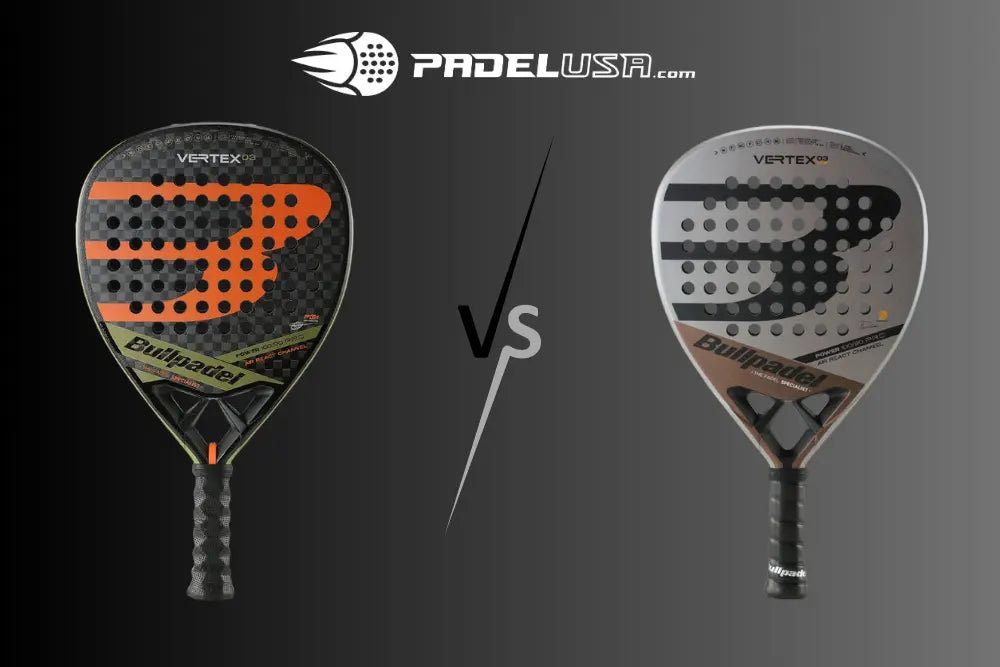 Comparing Bullpadel Vertex 03 and Vertex 03 Comfort