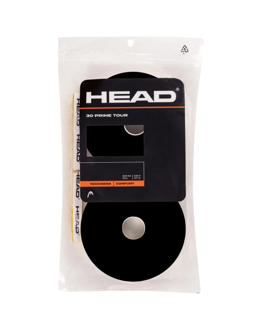 Head Prime Tour Overgrips - pack of 30 — Black