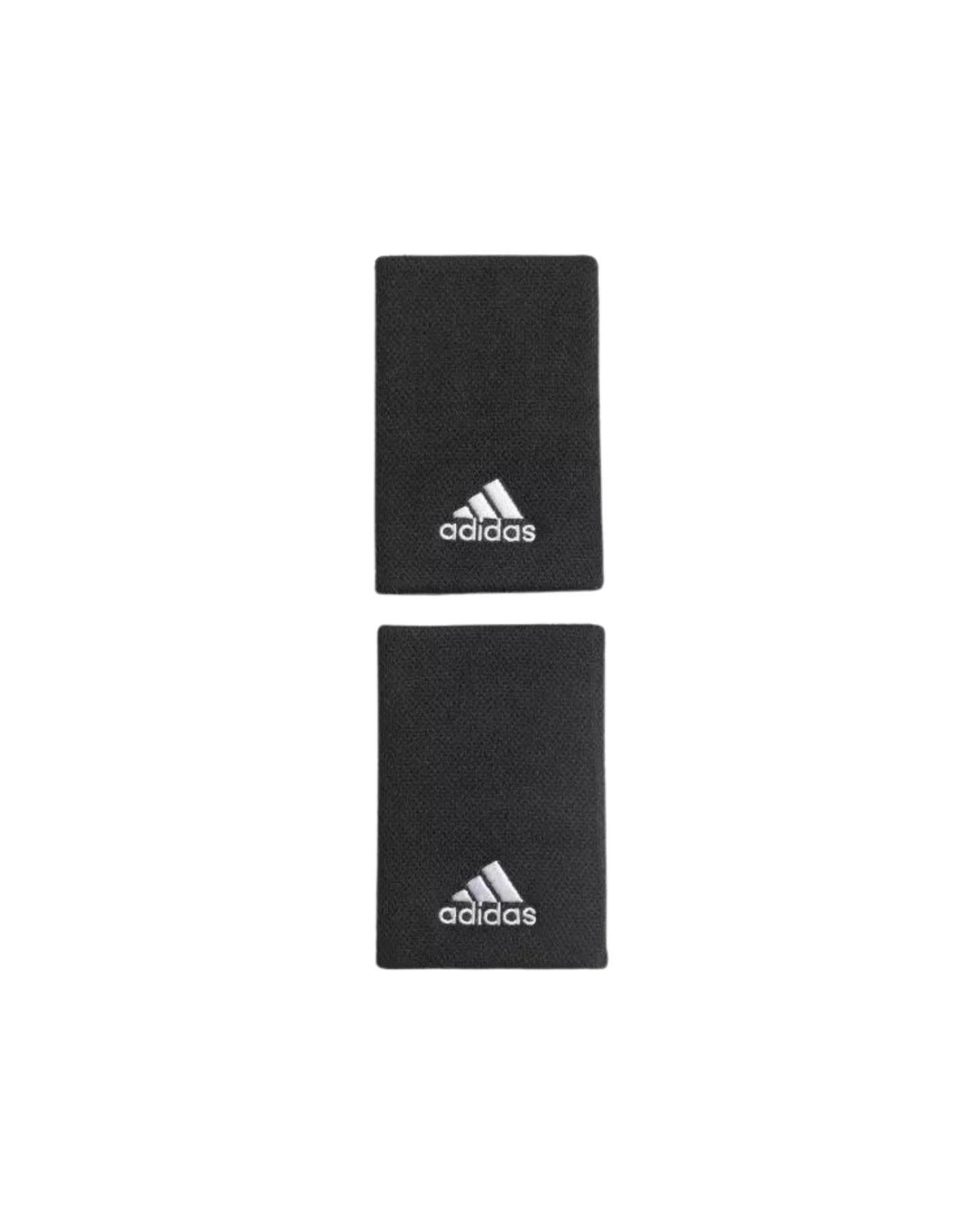 The Adidas WRISTBAND L x2 BLACK/WHITE