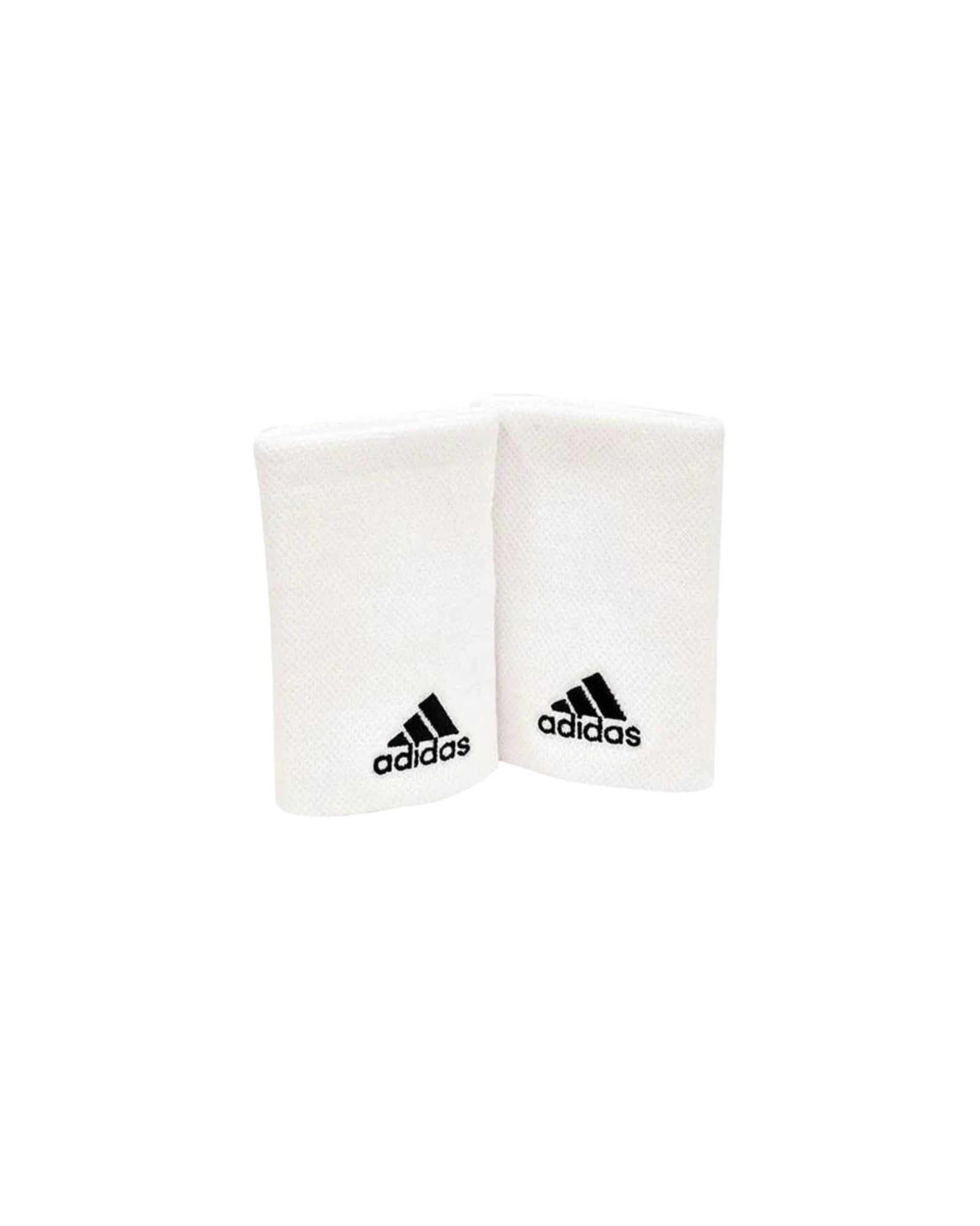 The Adidas WRISTBAND L x2 - WHITE/BLACK