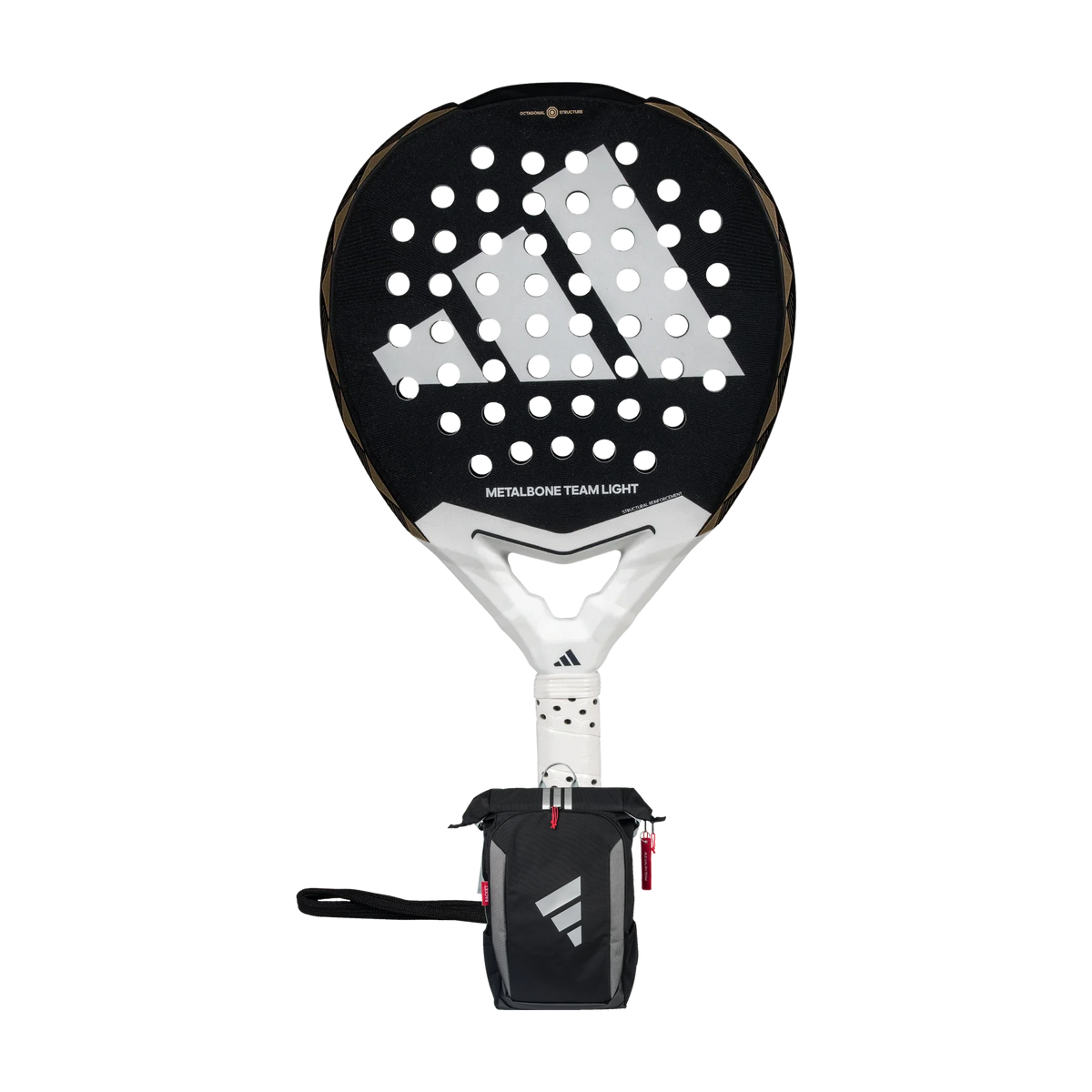 Adidas Padel Pack — Adidas Metalbone Team Light racket and Adidas backpack shown together