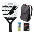 All-Around Padel Pack — Bullpadel Neuron racket, Head Coello backpack, Head balls and Siux grips