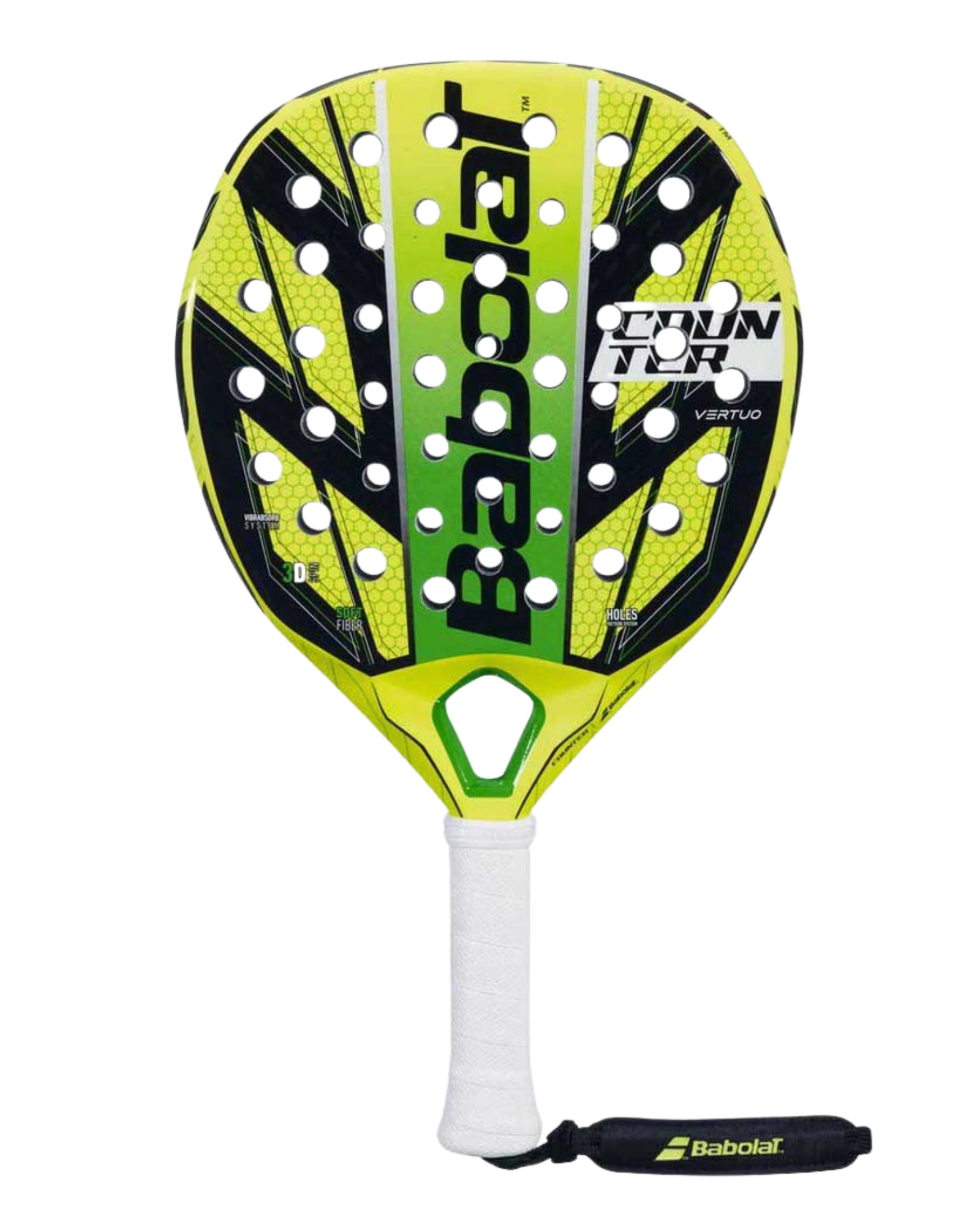 The Babolat Counter Vertuo Padel Racket