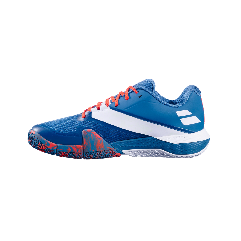 Comfortable Babolat Jet Movea 2 Seaport/Cherry Padel Men's Shoes 2025 Padel Shoes