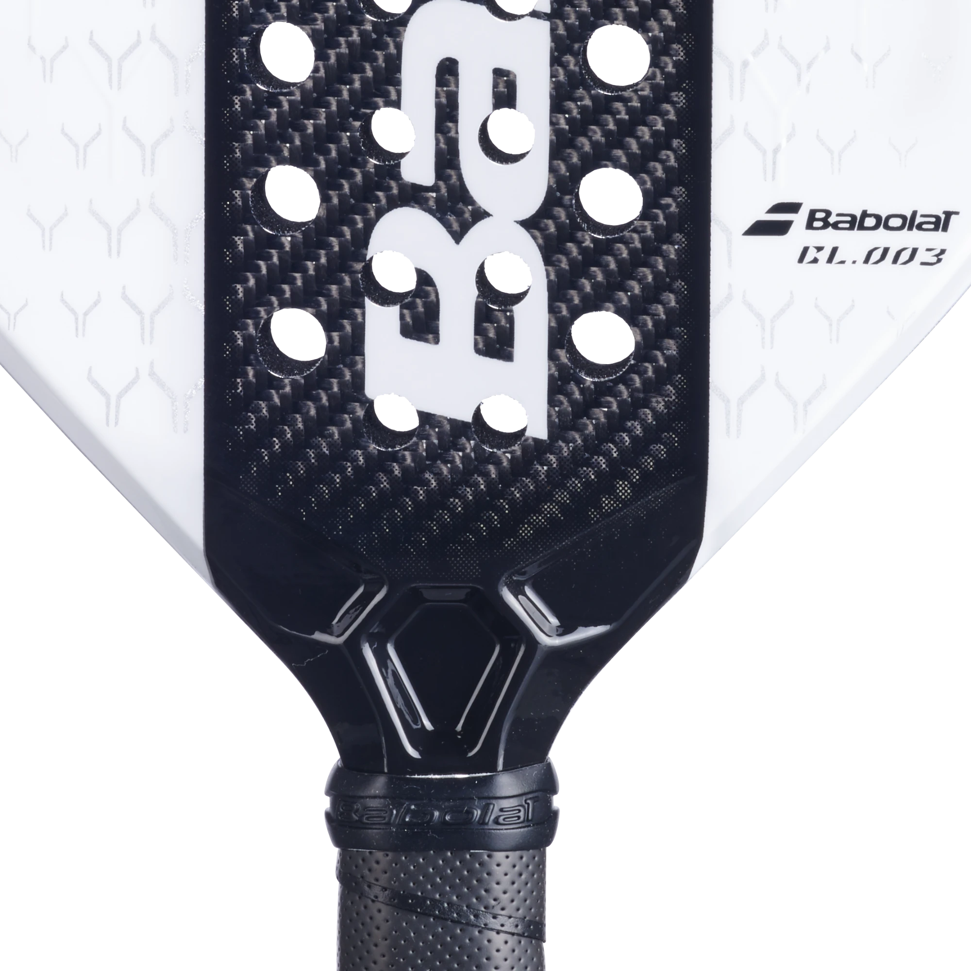 Premium Babolat Lamborghini BL003 White Padel Racket - Padel USA