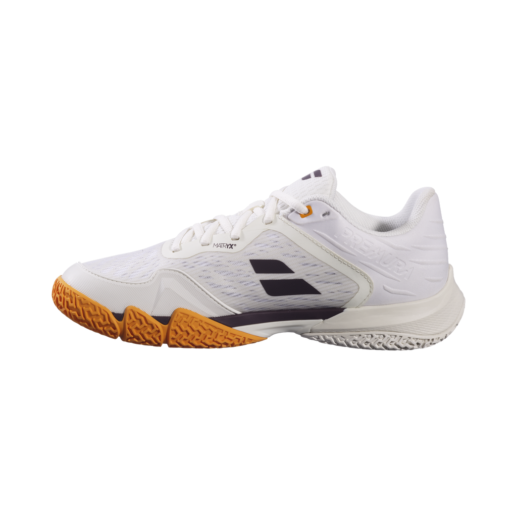 Babolat Premura 3 Men's Padel Shoes Cream/Orange interior