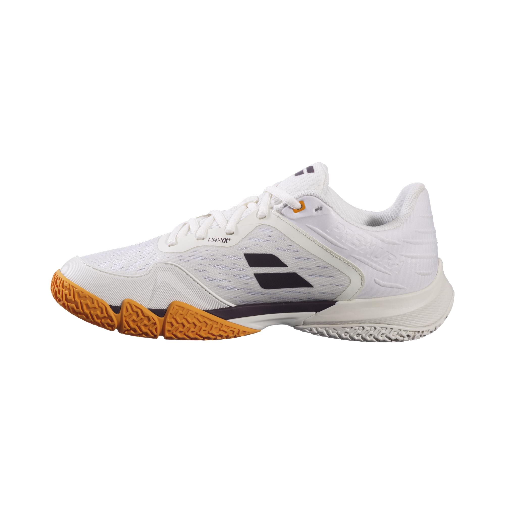 Babolat Premura 3 Men's Padel Shoes Cream/Orange interior