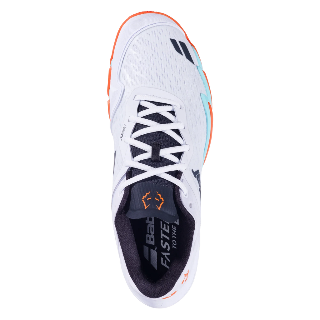 Babolat Premura 3 Lebron White/Orange Padel Shoes