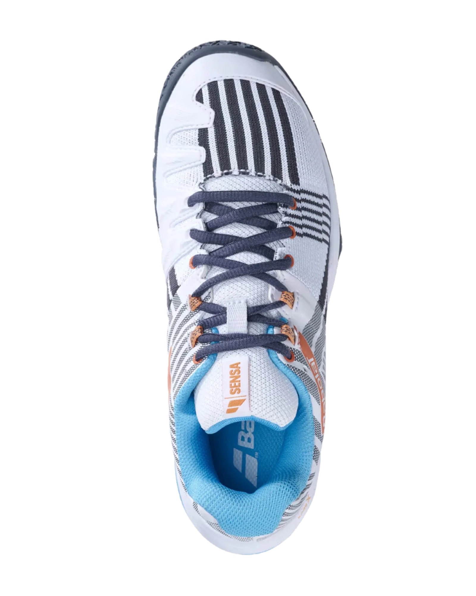 Babolat Sensa White/Canyon Sunset Women Padel Shoes — Size 6.5 — Like New
