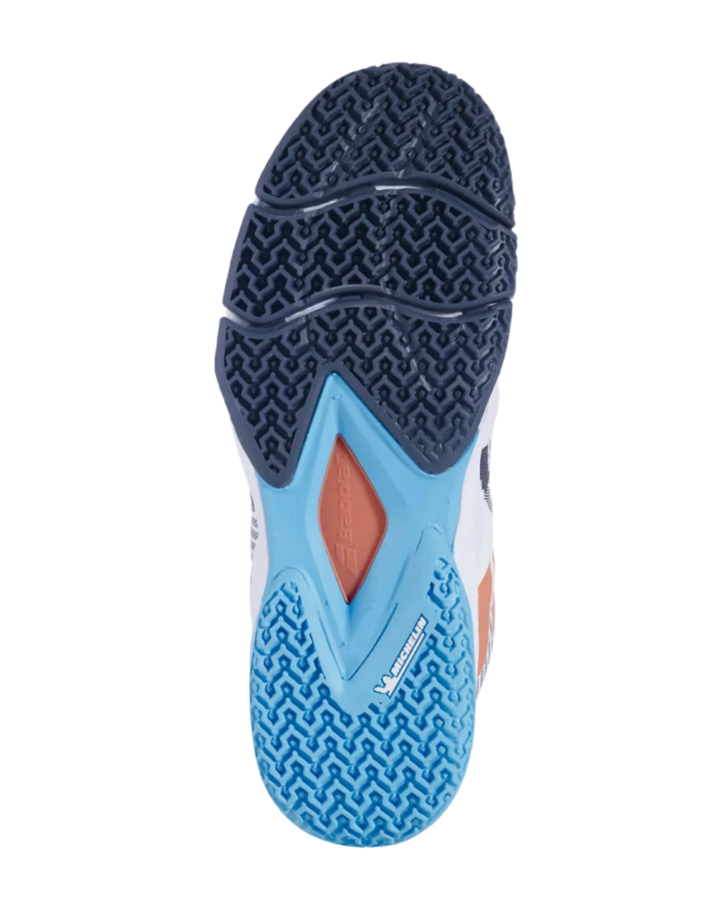 Babolat Sensa White/Canyon Sunset Women Padel Shoes — Size 6.5 — Like New