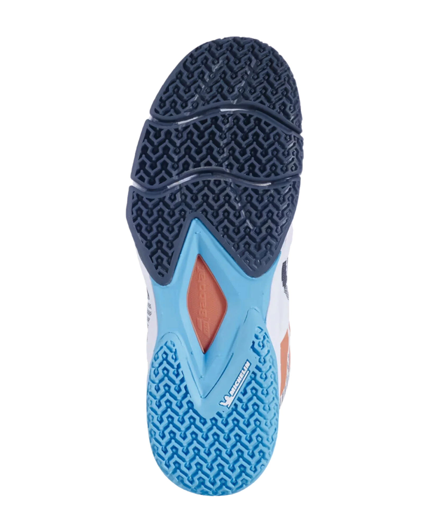 Babolat Sensa White/Canyon Sunset Women Padel Shoes — Size 6.5 — Like New