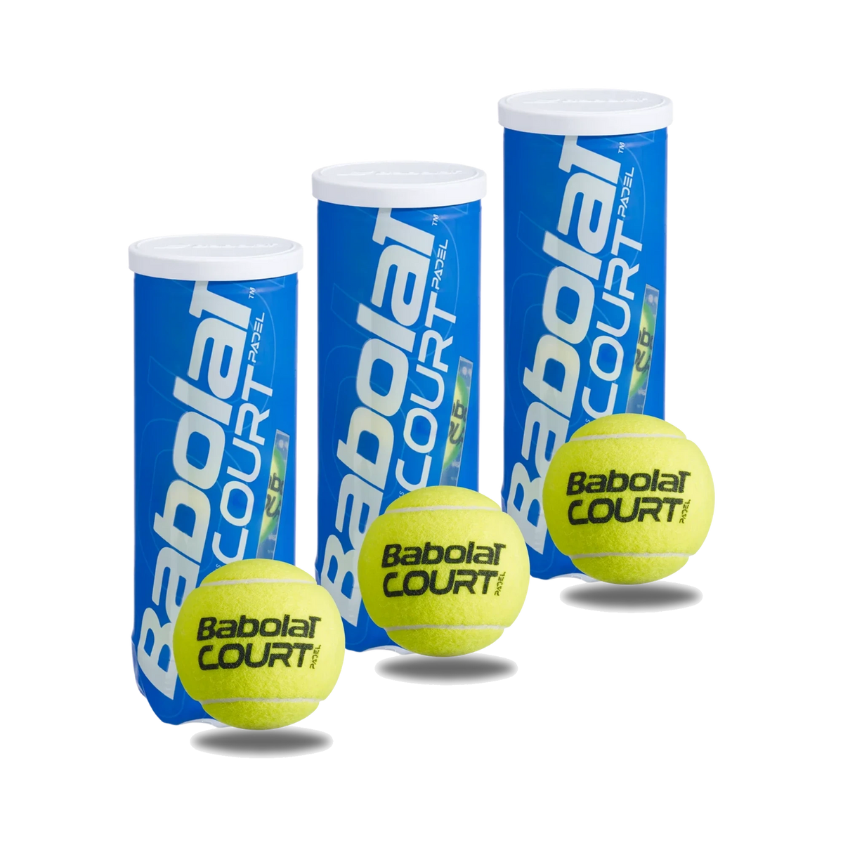 Babolat Court X3 padel balls
