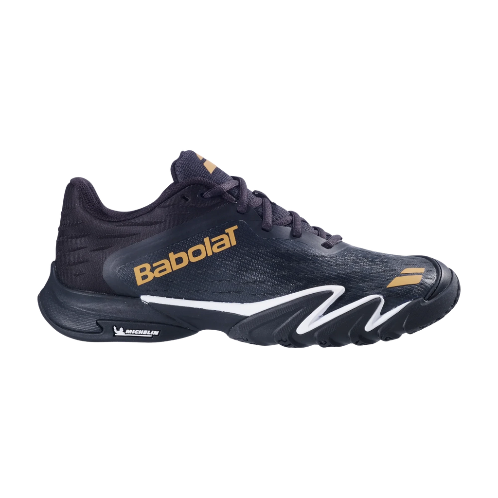 Babolat Premura 3 LeBron men's padel shoes, black and gold