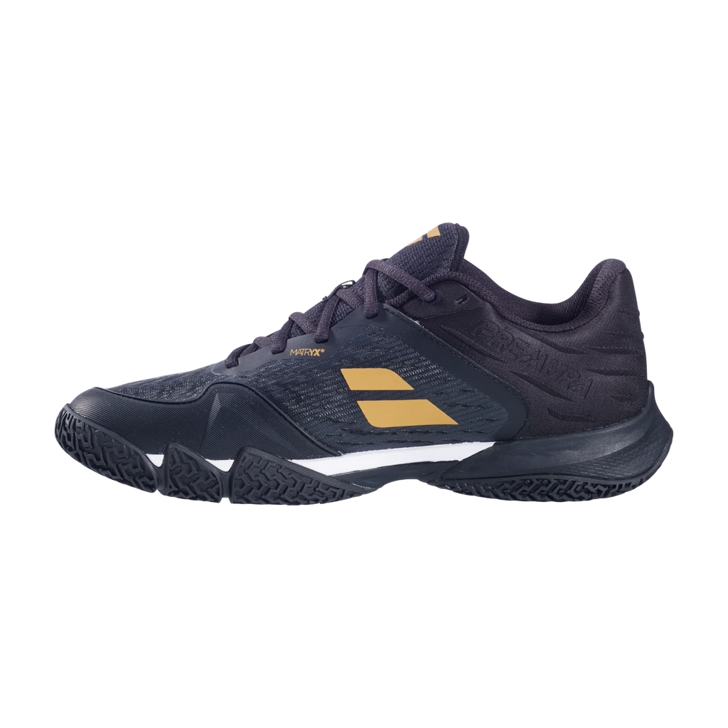 Babolat Premura 3 LeBron men's padel shoes, black and gold
