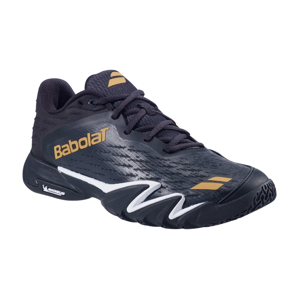 Babolat Premura 3 LeBron men's padel shoes, black and gold
