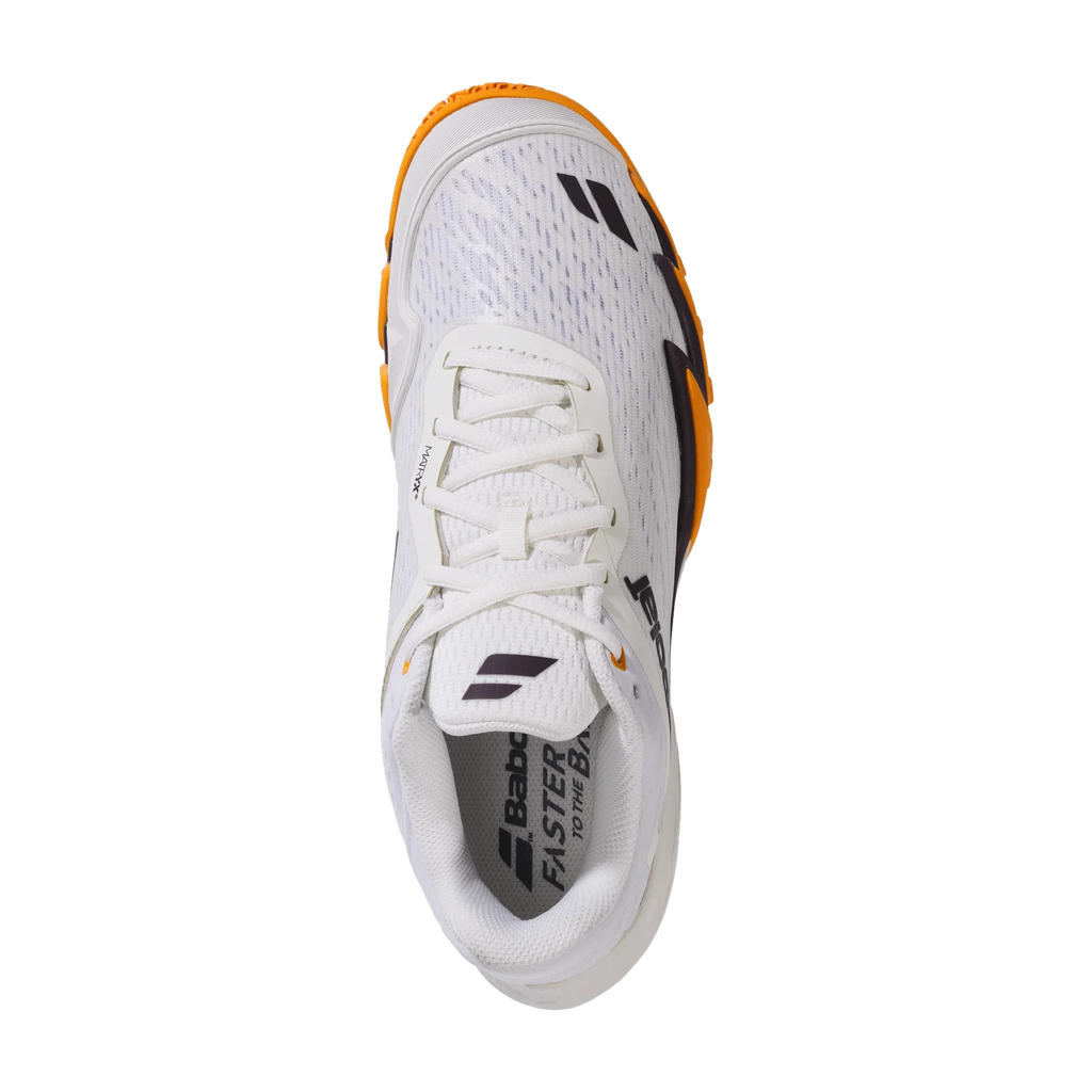 Babolat Premura 3 Men's Padel Shoes Cream/Orange top