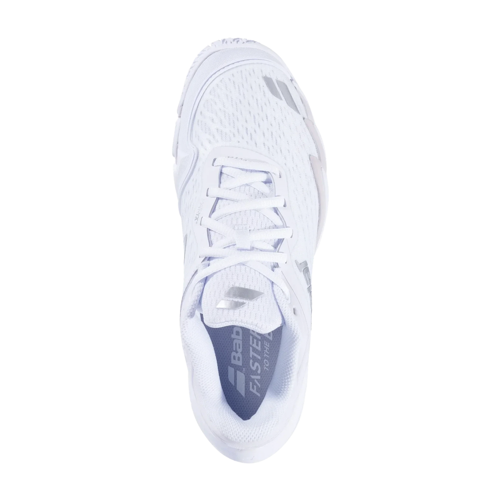 Babolat Premura 3 LeBron women's padel shoes, white and silver