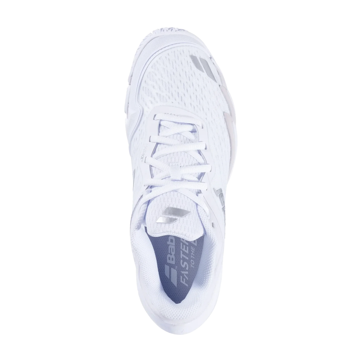 Babolat Premura 3 LeBron women's padel shoes, white and silver