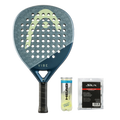 Beginner Padel Pack — Head Vibe racket, Head padel balls and Siux overgrips shown together