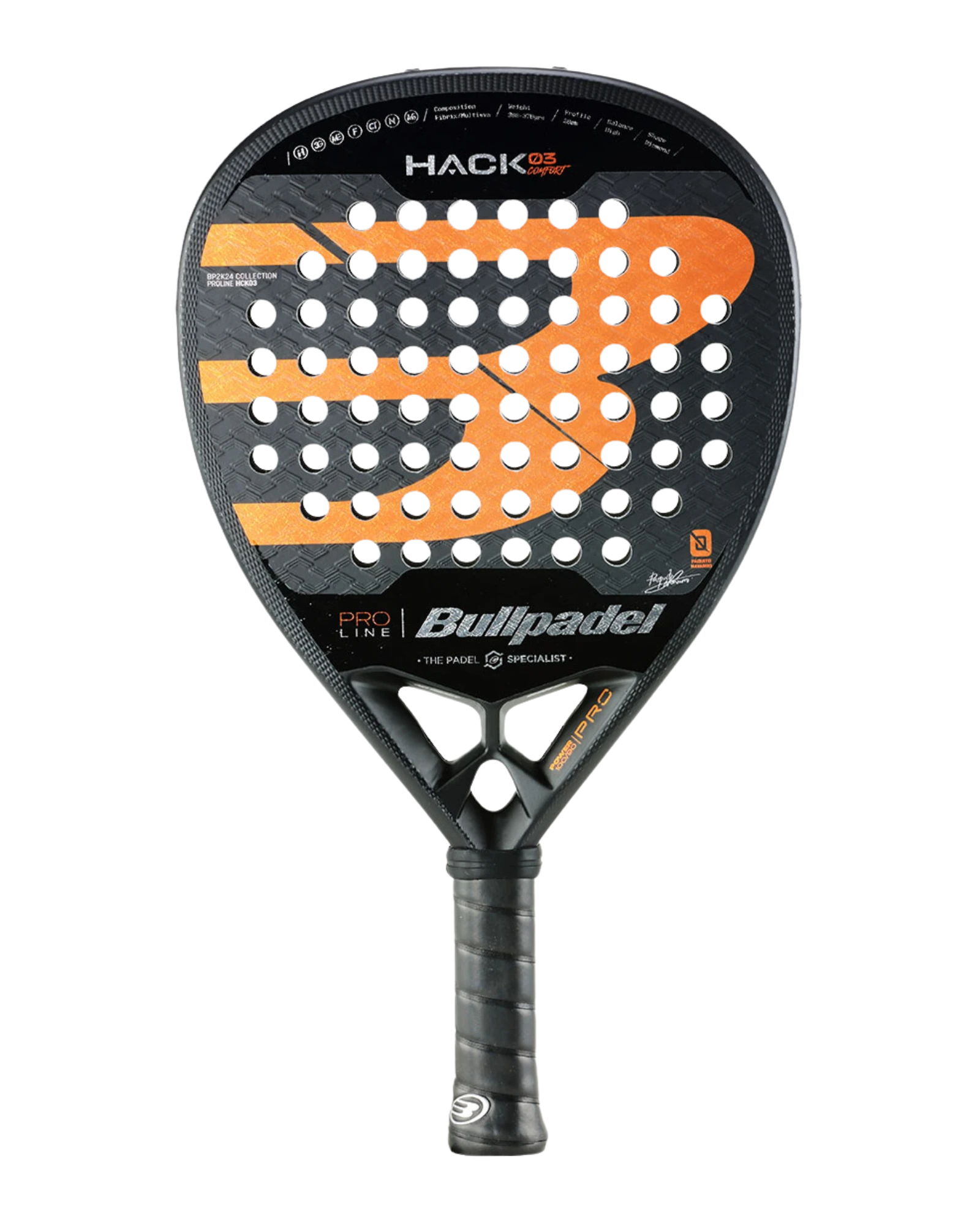 The Bullpadel Hack 03 Comfort Padel Racket