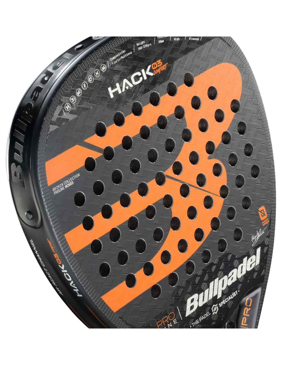 The Bullpadel Hack 03 Comfort Padel Racket