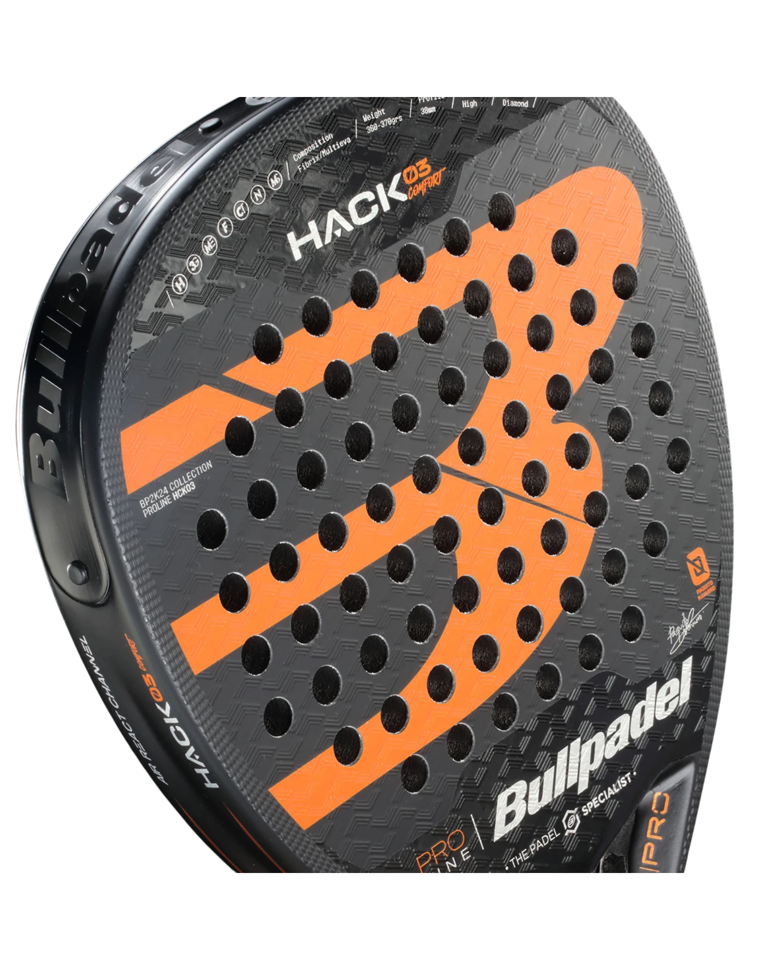 The Bullpadel Hack 03 Comfort Padel Racket