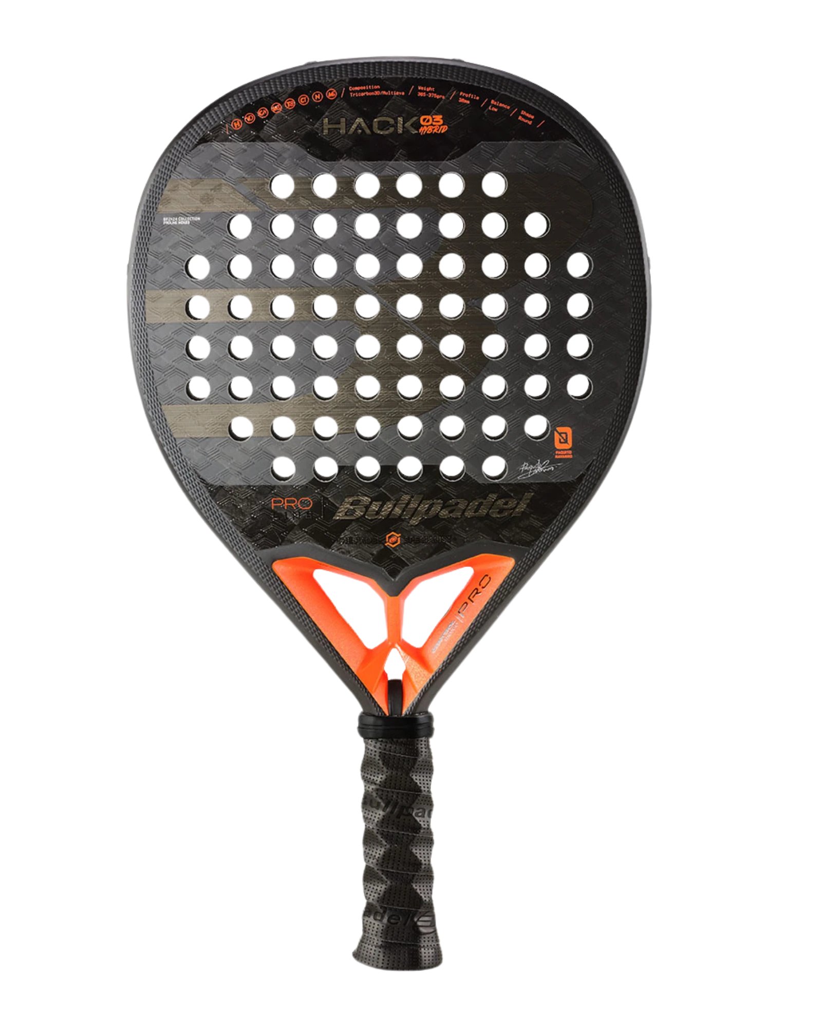 The Bullpadel Hack 03 Hybrid Padel Racket