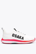 Osaka Footwear Furo Court | White-Raspberry Padel Shoes