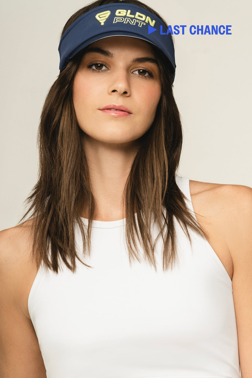 Visor Blue Print/Sunny Lime