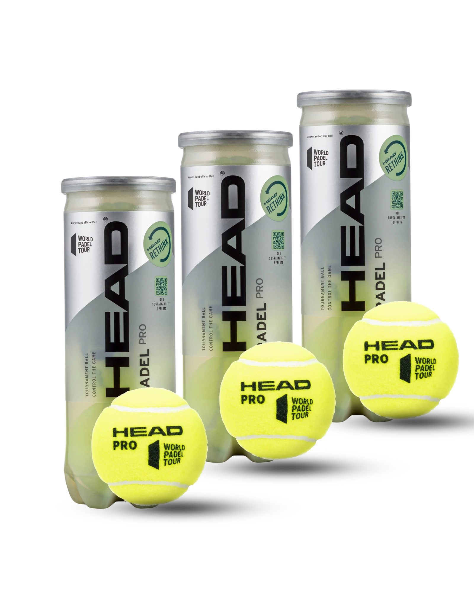 Pro Padel Balls 3 Balls Pressurized Green Tennis Padel Balls Presurizador  Pelotas Padel Accessories