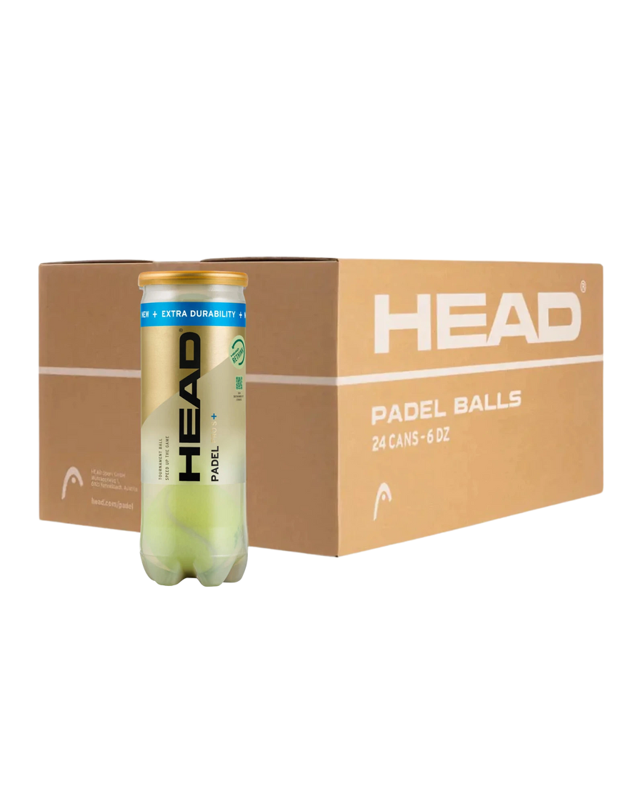 Head Padel Pro S+ Balls — Box of 24 cans