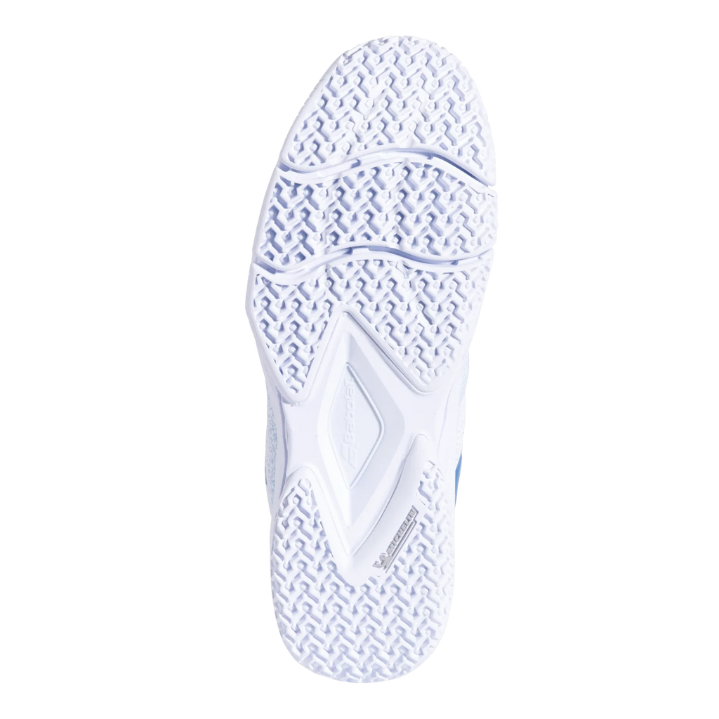 Babolat Sensa White/Cool Blue Women Padel Shoes — Size 8 — Like New