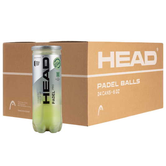 Head Padel Pro Balls - Box of 24 Cans