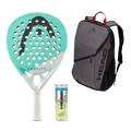 Head Padel Pack — Head Gravity Team racket, Head backpack and Head balls shown together