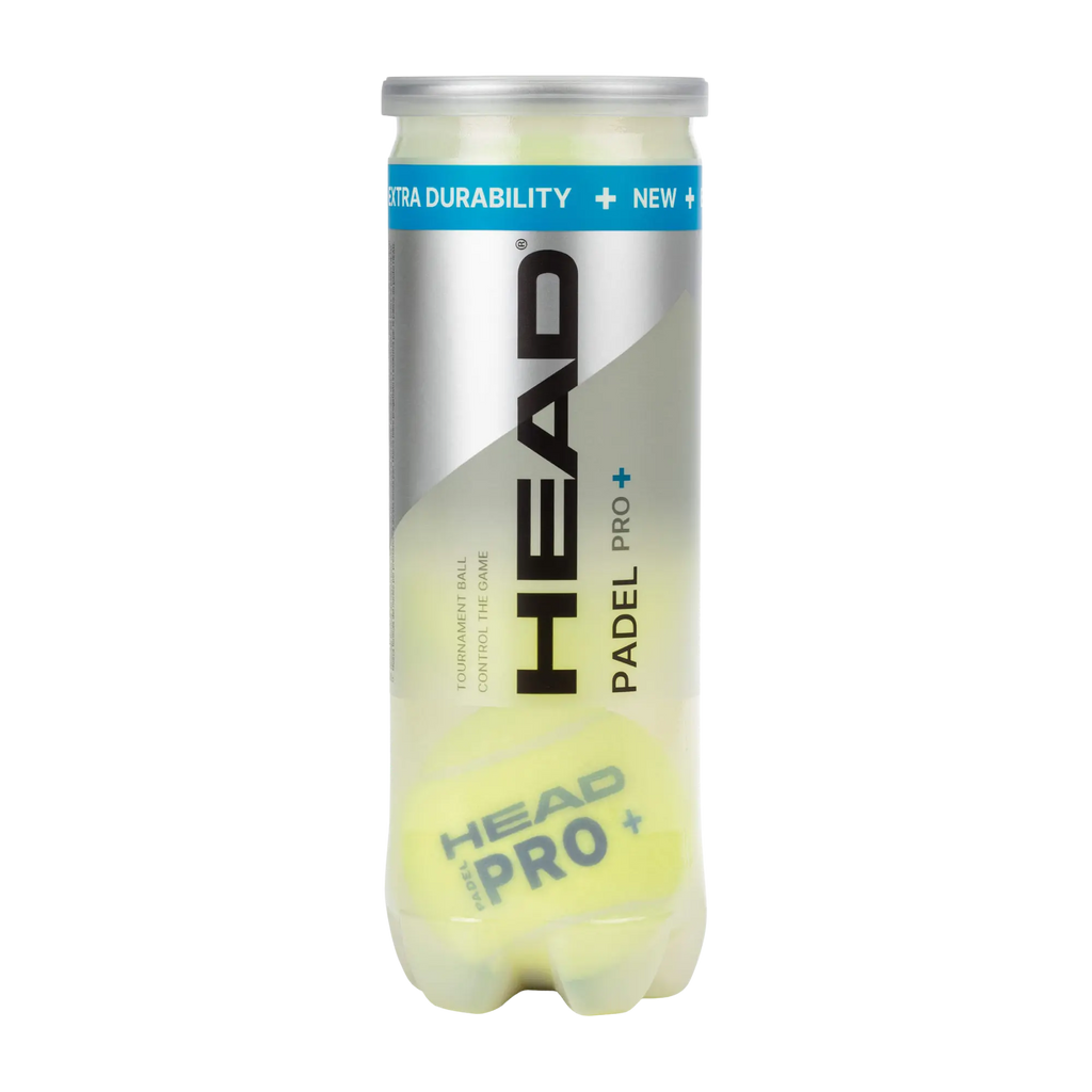 Head Padel Pro+ balls — included in the 2-Player Padel Pack