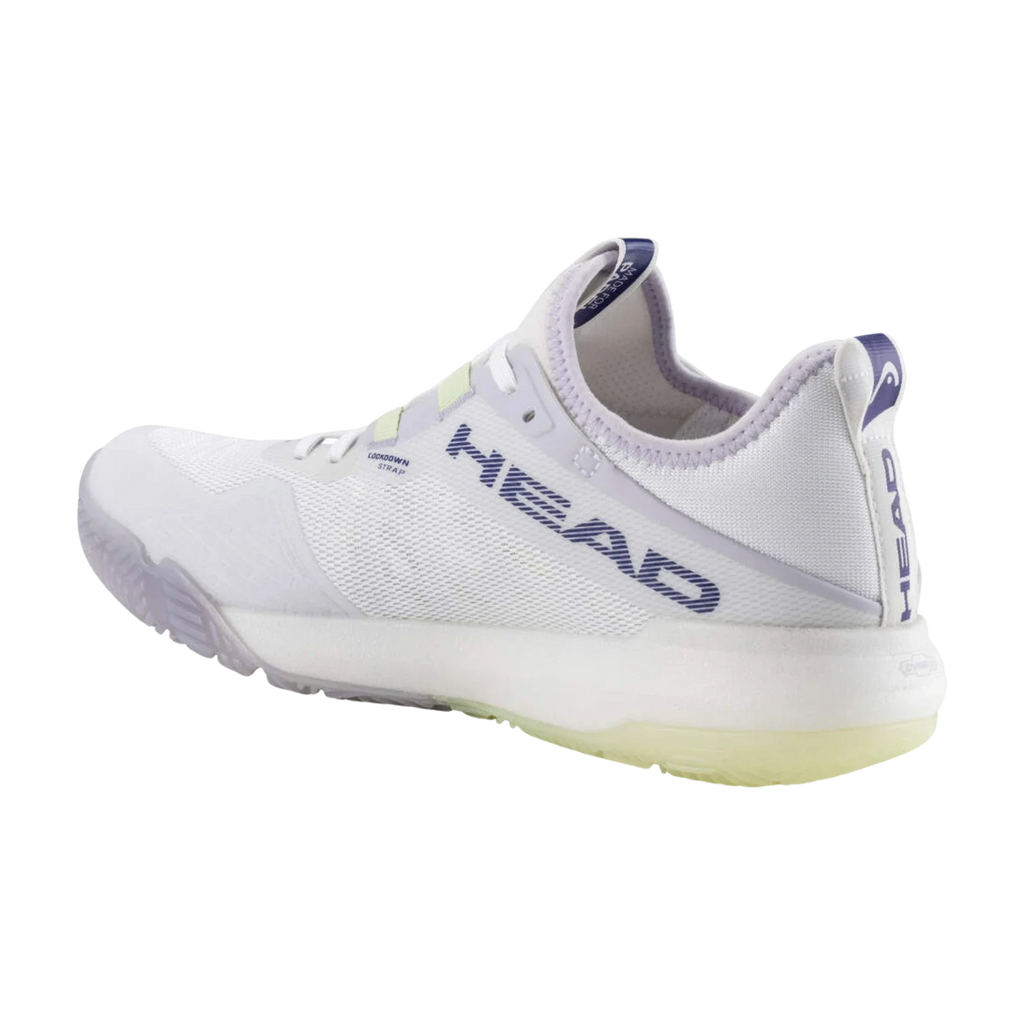 Head Motion Pro women's padel shoes, white and lavender