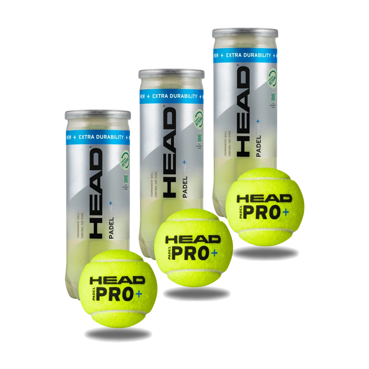 Head Padel Pro+ padel balls