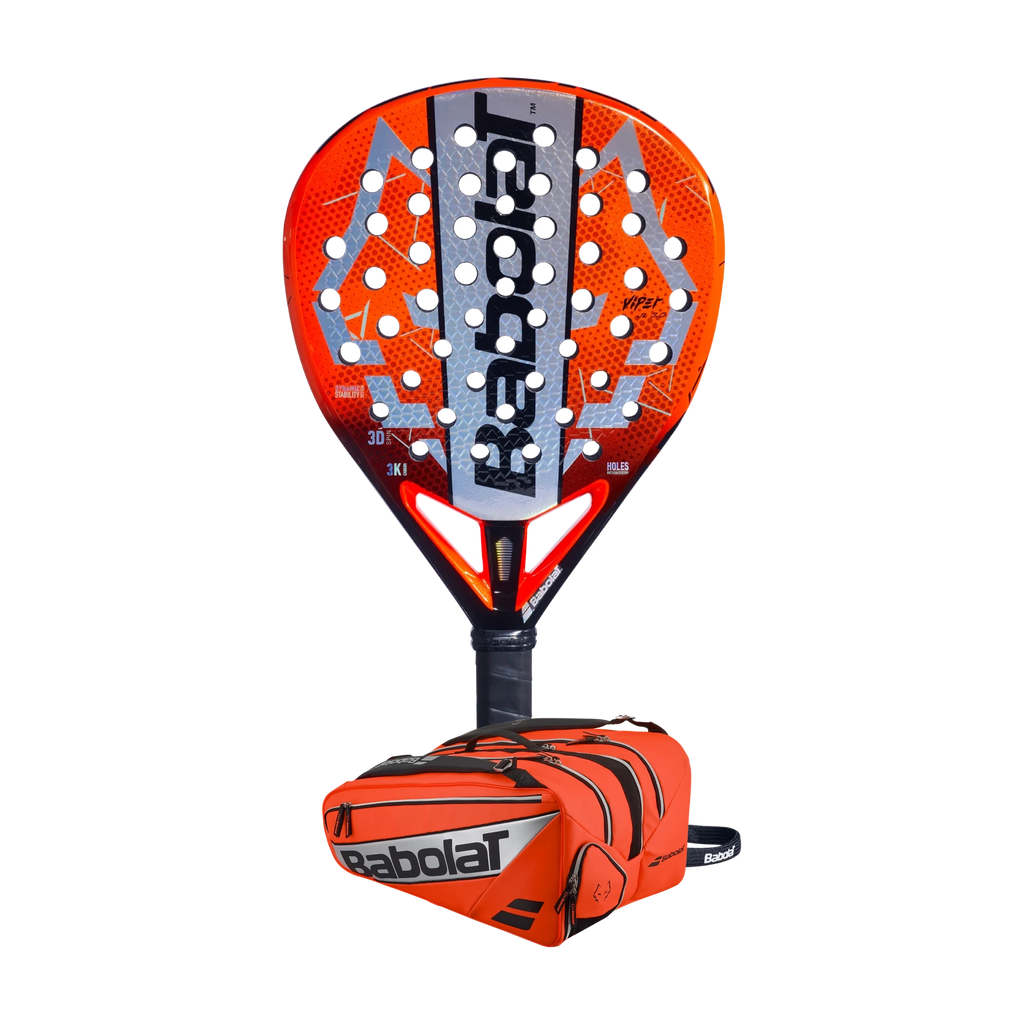 Juan Lebrón Signature Pack — Babolat Viper Lebrón 3.0 racket and orange RH Pro P bag