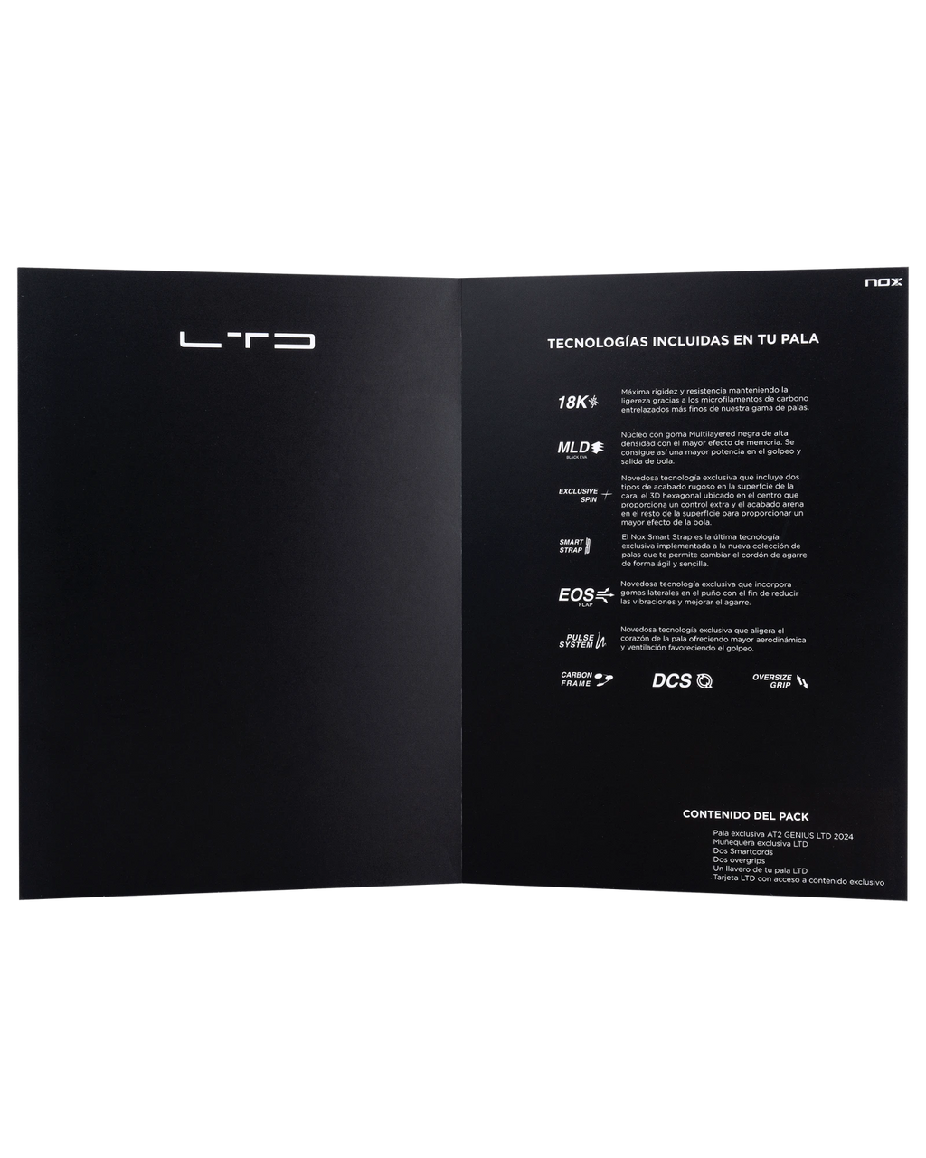 The Nox AT Genius LIMITED Edition Pack Padel Racket