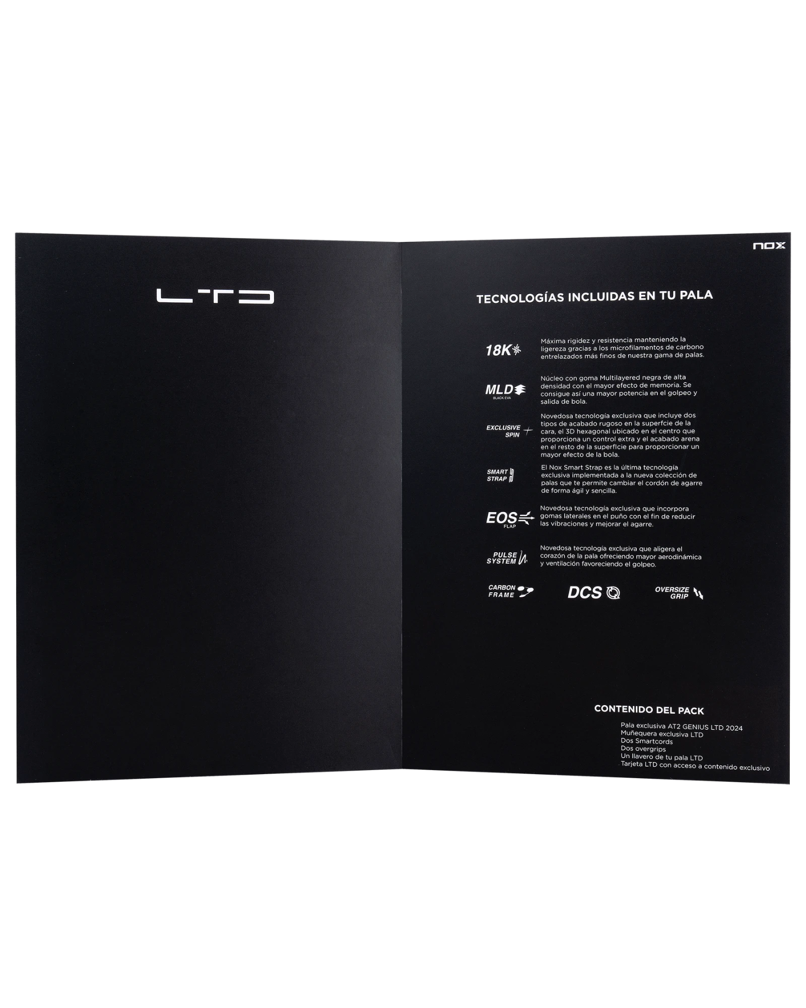 The Nox AT Genius LIMITED Edition Pack Padel Racket