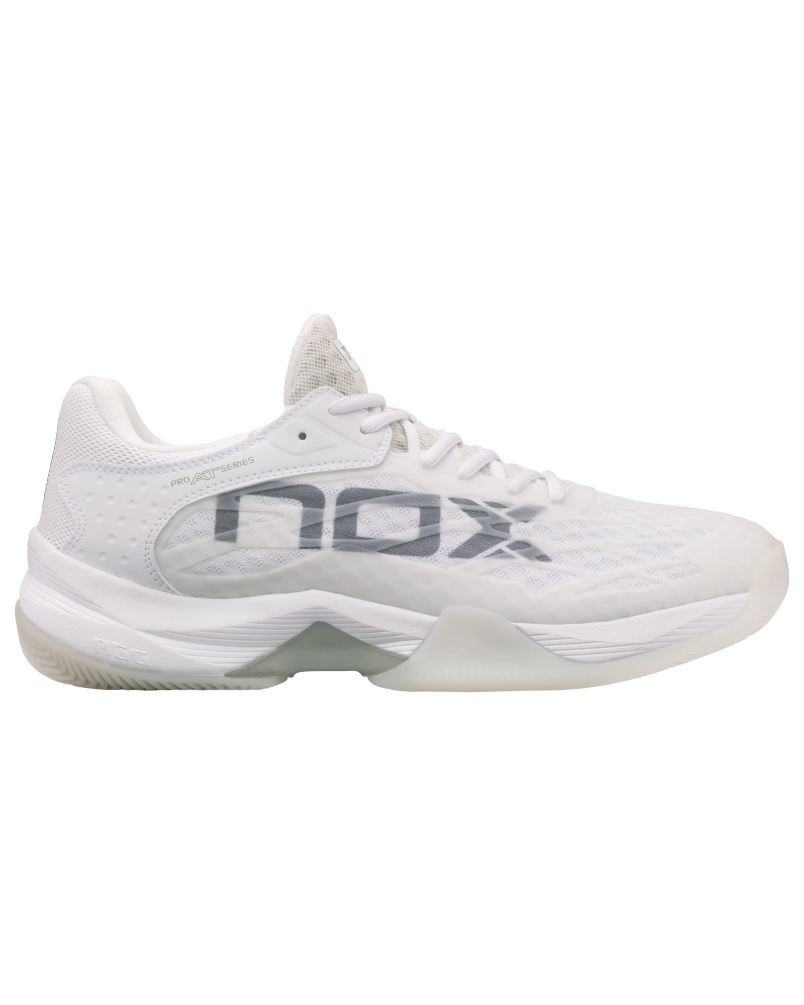 The Nox AT10 Lux Shoes White/Grey Padel Shoes