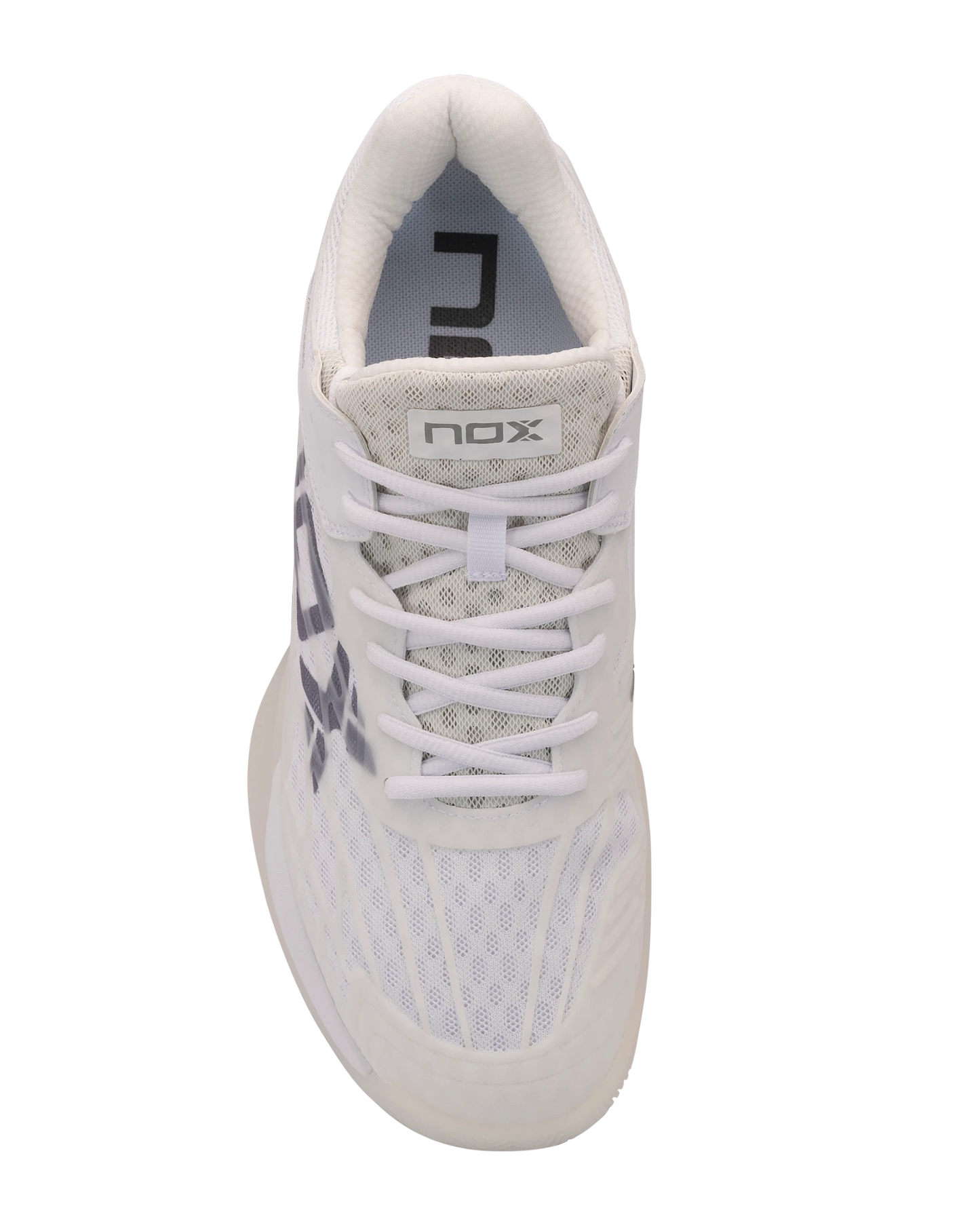 The Nox AT10 Lux Shoes White/Grey Padel Shoes