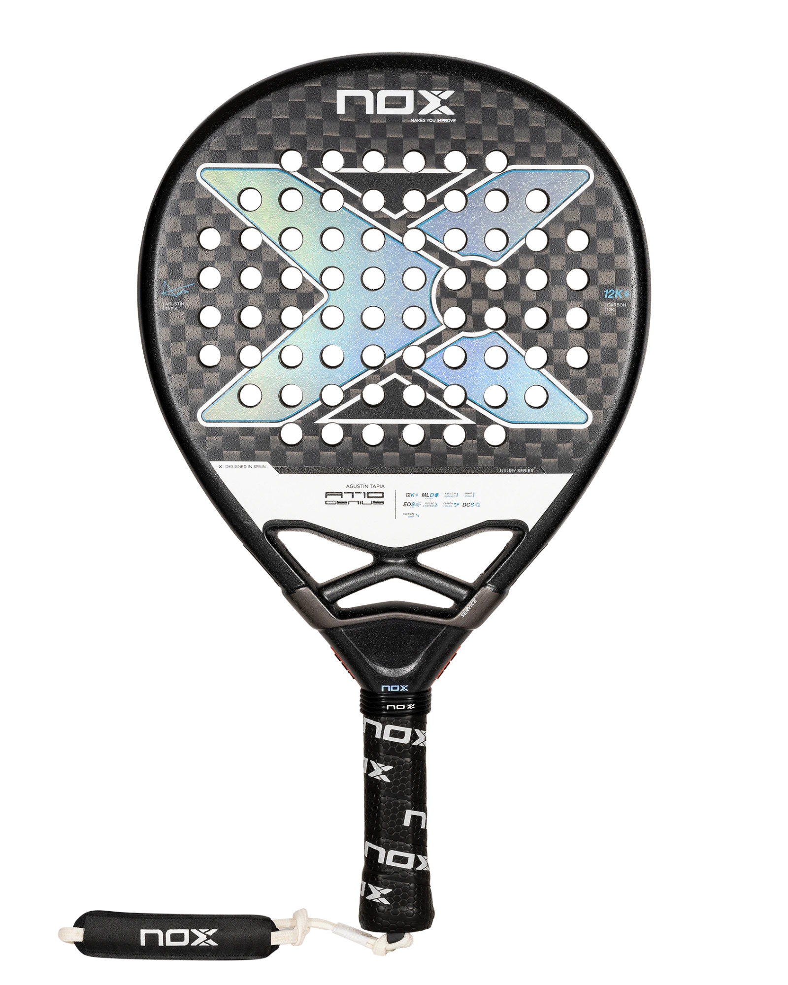 The Nox AT10 Luxury GENIUS 12K Alum Padel Racket