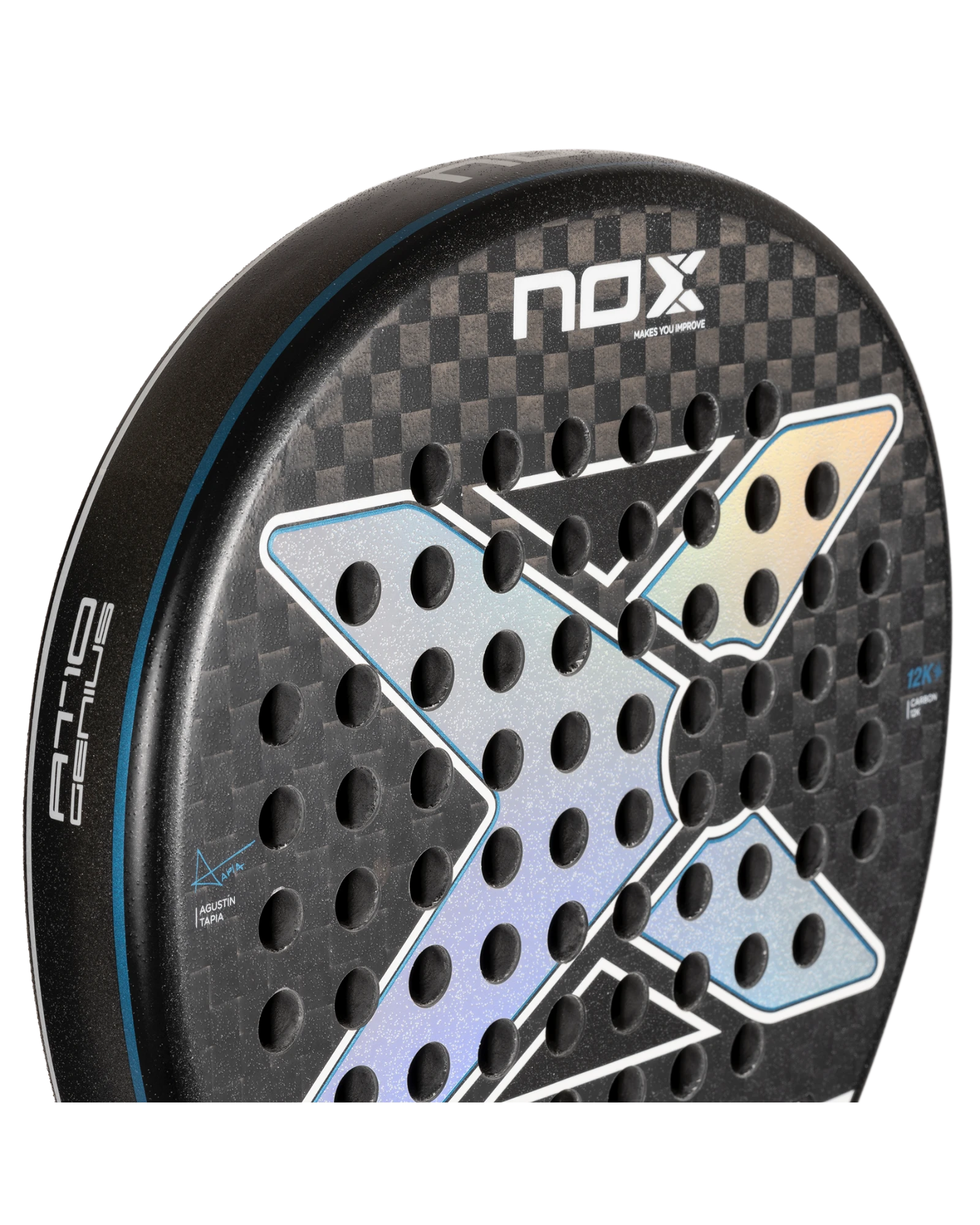 The Nox AT10 Luxury GENIUS 12K Alum Padel Racket