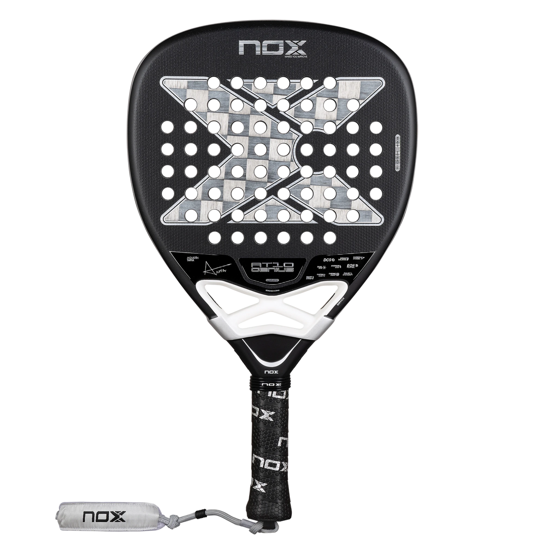 Nox AT10 Genius Attack 18K ALUM diamond padel racket