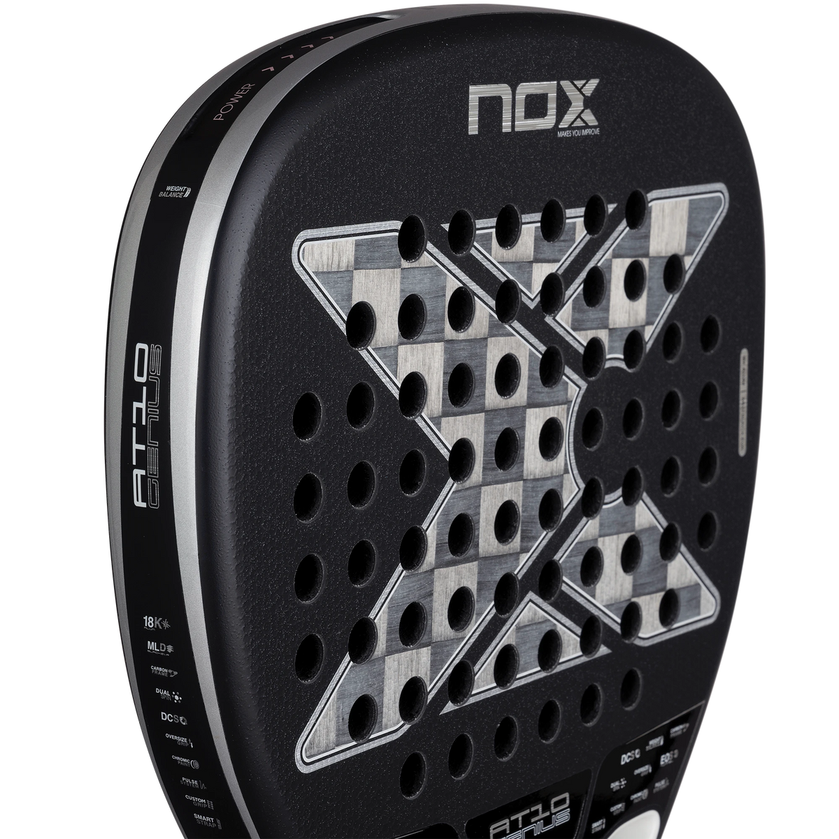 Nox At10 Racket Nox AT10 Genius Attack 18K ALUM Padel Racket | Padel USA Store