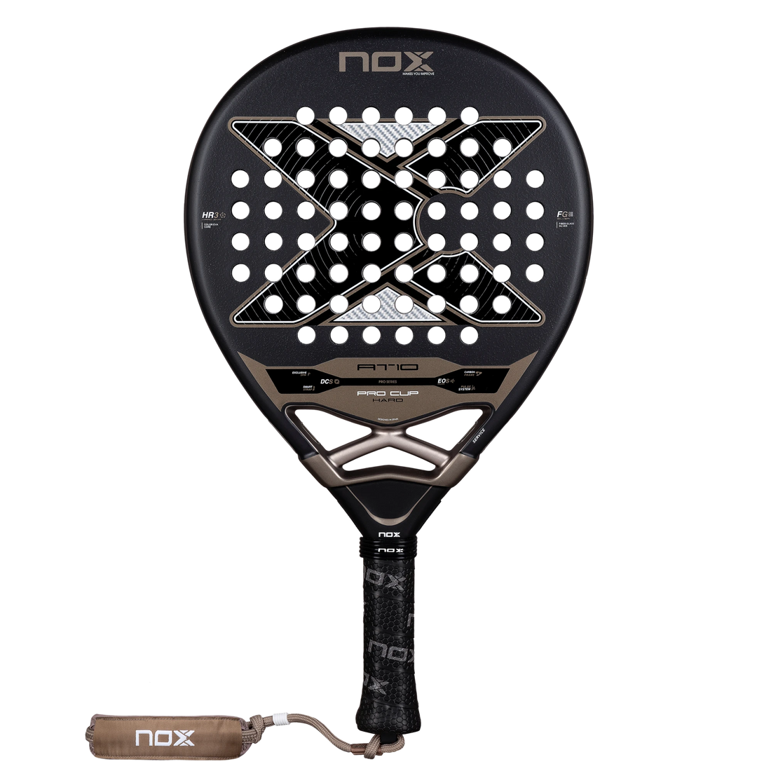 Nox AT10 Pro Cup Hard round padel racket